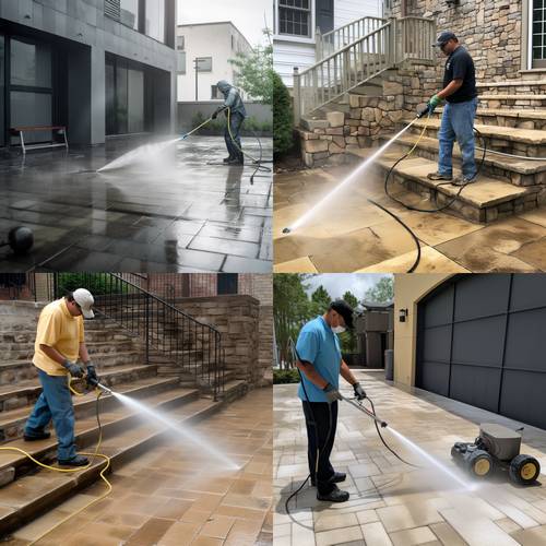 Pressure Washing Before And After